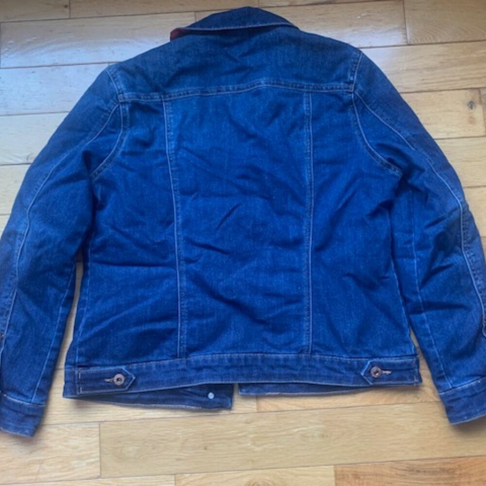 Parasuco Jeans Women’s Denim Jacket Plaid Lined Medium - Picture 9 of 9